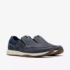 Herren-Slip-On-Bootsschuhe „Sailview Step“ in Navy aus Nubukleder Herren-Slip-On-Bootsschuhe „Sailview Step“ in Navy aus Nubukleder