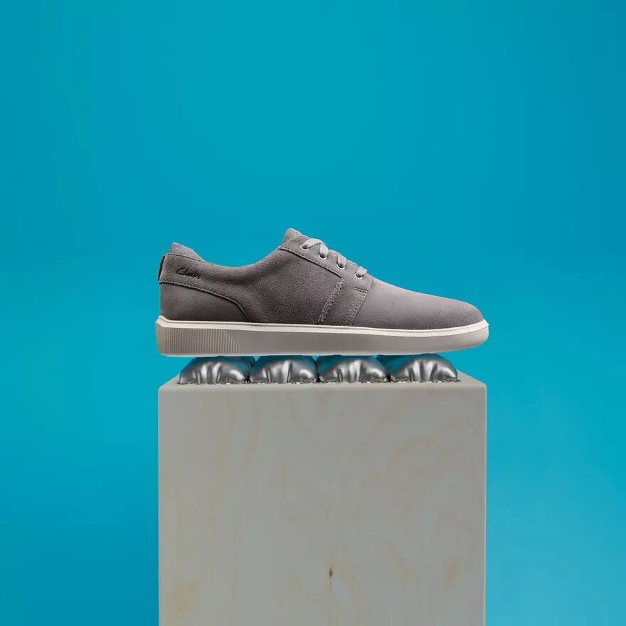 Herren-Sneaker „Brodin Seam“ aus grauem Wildleder Herren-Sneaker „Brodin Seam“ aus grauem Wildleder