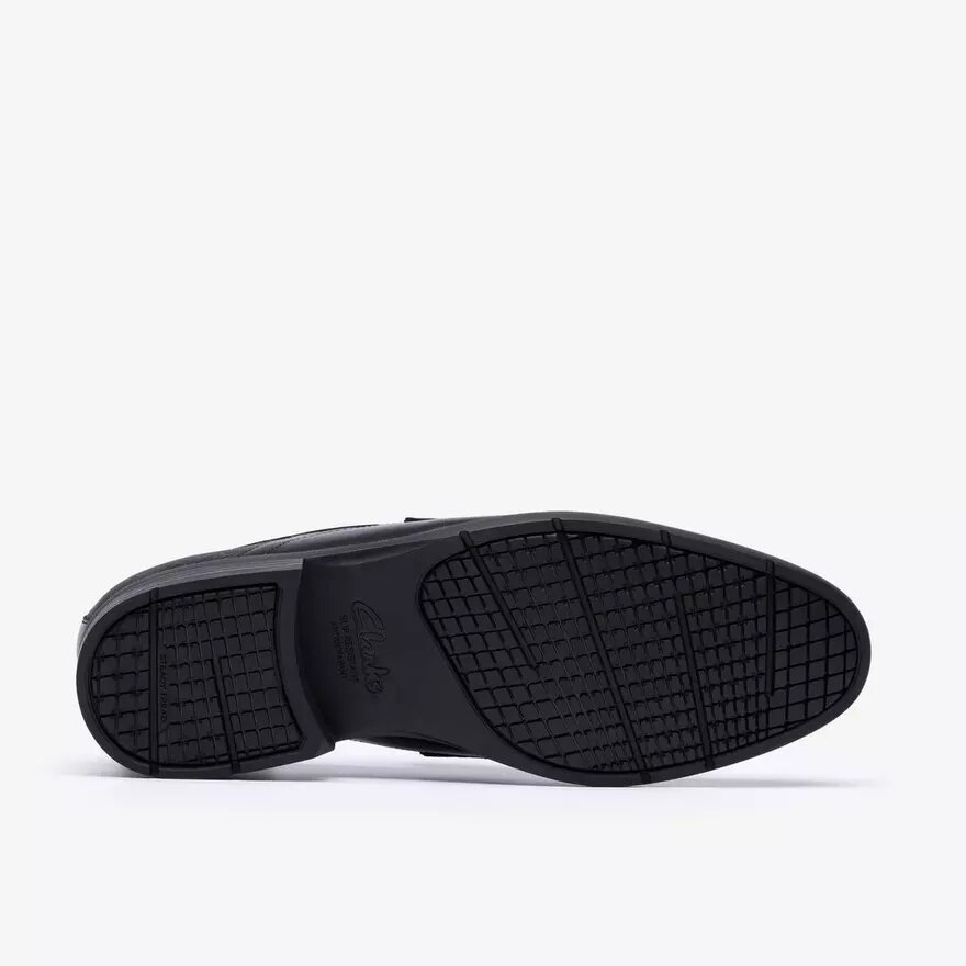 Herren Steadwell Bit Loafer aus schwarzem Leder Herren Steadwell Bit Loafer aus schwarzem Leder