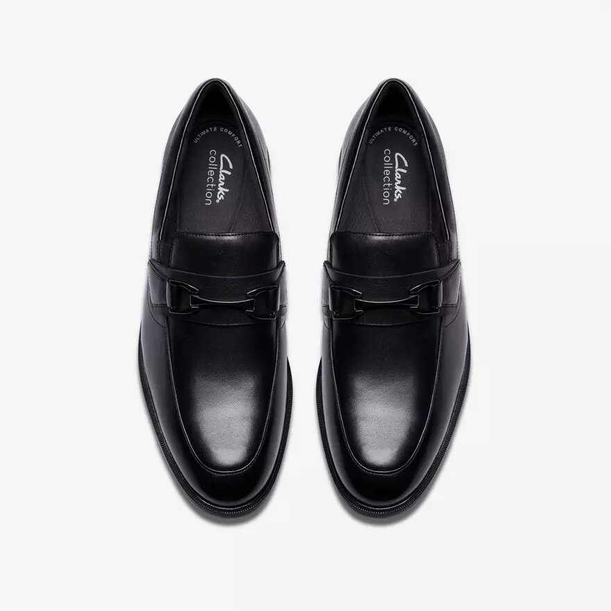 Herren Steadwell Bit Loafer aus schwarzem Leder Herren Steadwell Bit Loafer aus schwarzem Leder