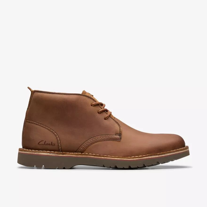Herren-Stiefel „Eastridge Mid“ aus hellbraunem Leder Herren-Stiefel „Eastridge Mid“ aus hellbraunem Leder