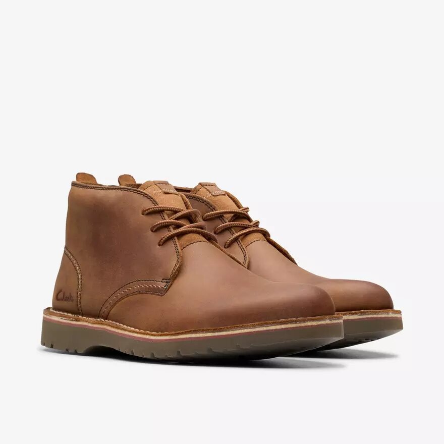 Herren-Stiefel „Eastridge Mid“ aus hellbraunem Leder Herren-Stiefel „Eastridge Mid“ aus hellbraunem Leder