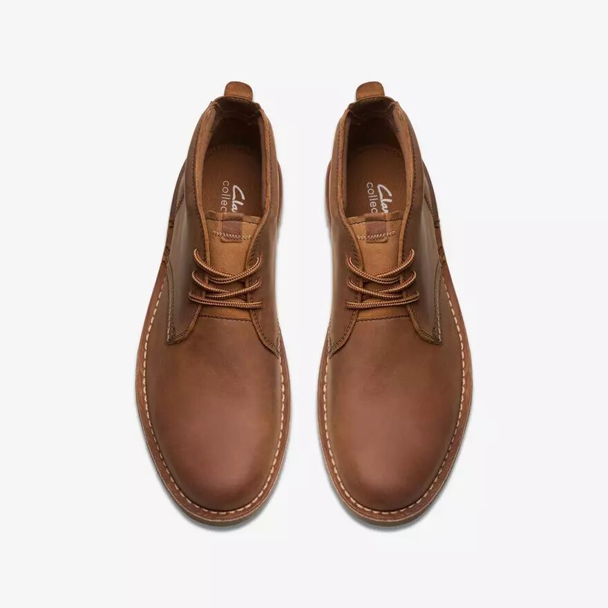 Herren-Stiefel „Eastridge Mid“ aus hellbraunem Leder Herren-Stiefel „Eastridge Mid“ aus hellbraunem Leder