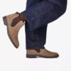 Herren-Stiefeletten „Emmet Easy“ aus Stone-Wildleder