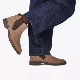Herren-Stiefeletten „Emmet Easy“ aus Stone-Wildleder Herren-Stiefeletten „Emmet Easy“ aus Stone-Wildleder