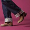 Herren-Stiefeletten „Emmet Easy“ aus Stone-Wildleder
