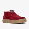 Herren-Stiefeletten „Torhill Hi“ aus rotem Wildleder Herren-Stiefeletten „Torhill Hi“ aus rotem Wildleder
