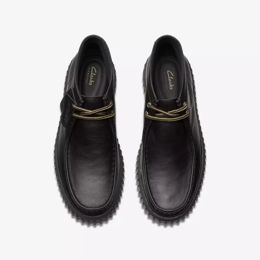 Herren-Stiefeletten „Torhill Hi“ aus schwarzem Leder Herren-Stiefeletten „Torhill Hi“ aus schwarzem Leder