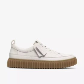 Herren Torhill Lace aus weißem Leder