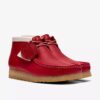 Herren-Walla-Stiefel Rb – Wallabees aus rotem Leder Herren-Walla-Stiefel Rb – Wallabees aus rotem Leder