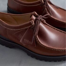 Herren Walla Yukoner Wallabees aus braunem Leder