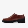 Herren Walla Yukoner Wallabees aus braunem Leder