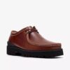 Herren Walla Yukoner Wallabees aus braunem Leder