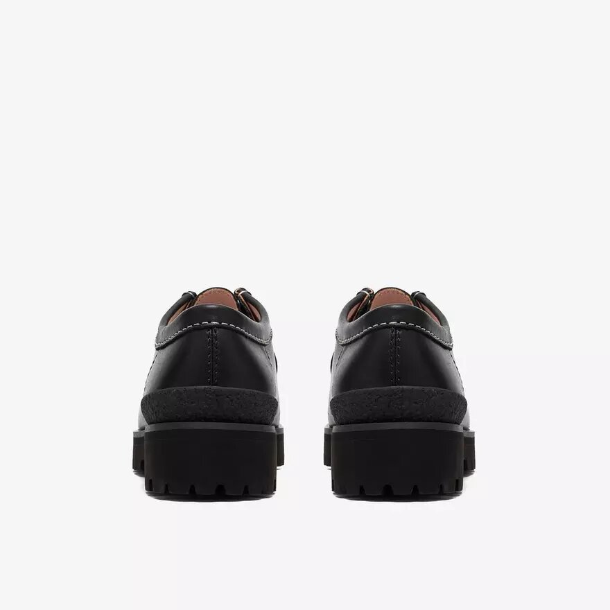 Herren Walla Yukoner Wallabees aus schwarzem Leder Herren Walla Yukoner Wallabees aus schwarzem Leder