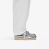 Herren Wallabee 2604 Wallabees aus silbernem Lackleder