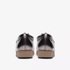 Herren Wallabee 2604 Wallabees aus silbernem Lackleder