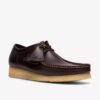 Herren-Wallabee aus dunkelbraunem Leder