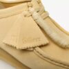 Herren-Wallabee aus hellgelbem Wildleder-Stoff Herren-Wallabee aus hellgelbem Wildleder-Stoff