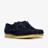 Herren-Wallabee aus marineblauem Wildleder-Wallabee Herren-Wallabee aus marineblauem Wildleder-Wallabee