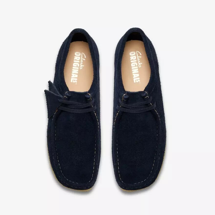 Herren-Wallabee aus marineblauem Wildleder-Wallabee Herren-Wallabee aus marineblauem Wildleder-Wallabee