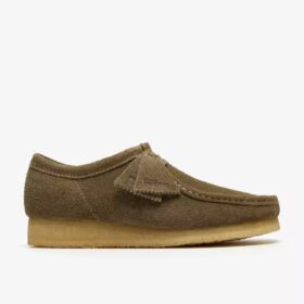 Herren-Wallabee aus rauchgrauem Wildleder-Stoff