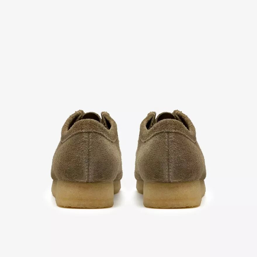 Herren-Wallabee aus rauchgrauem Wildleder-Stoff Herren-Wallabee aus rauchgrauem Wildleder-Stoff