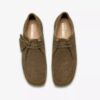 Herren-Wallabee aus rauchgrauem Wildleder-Stoff Herren-Wallabee aus rauchgrauem Wildleder-Stoff