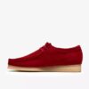 Herren-Wallabee aus tiefrotem Wildleder Herren-Wallabee aus tiefrotem Wildleder