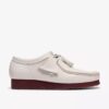 Herren Wallabee aus weißem Leder Herren Wallabee aus weißem Leder