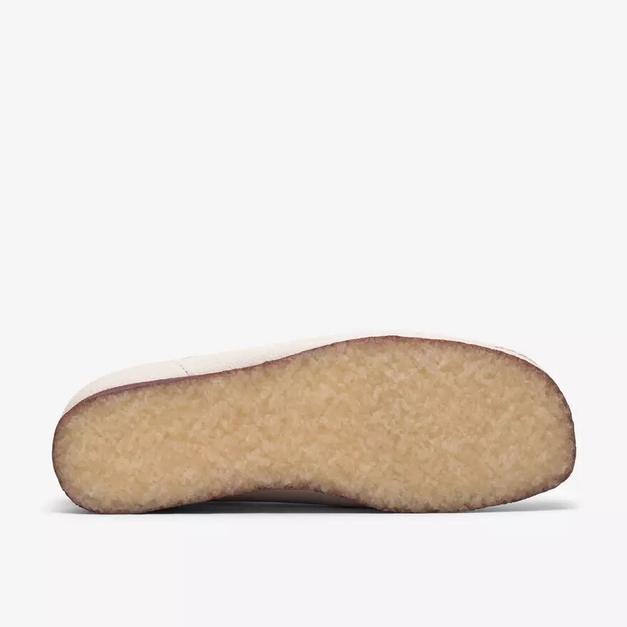 Herren Wallabee aus weißem Leder Herren Wallabee aus weißem Leder