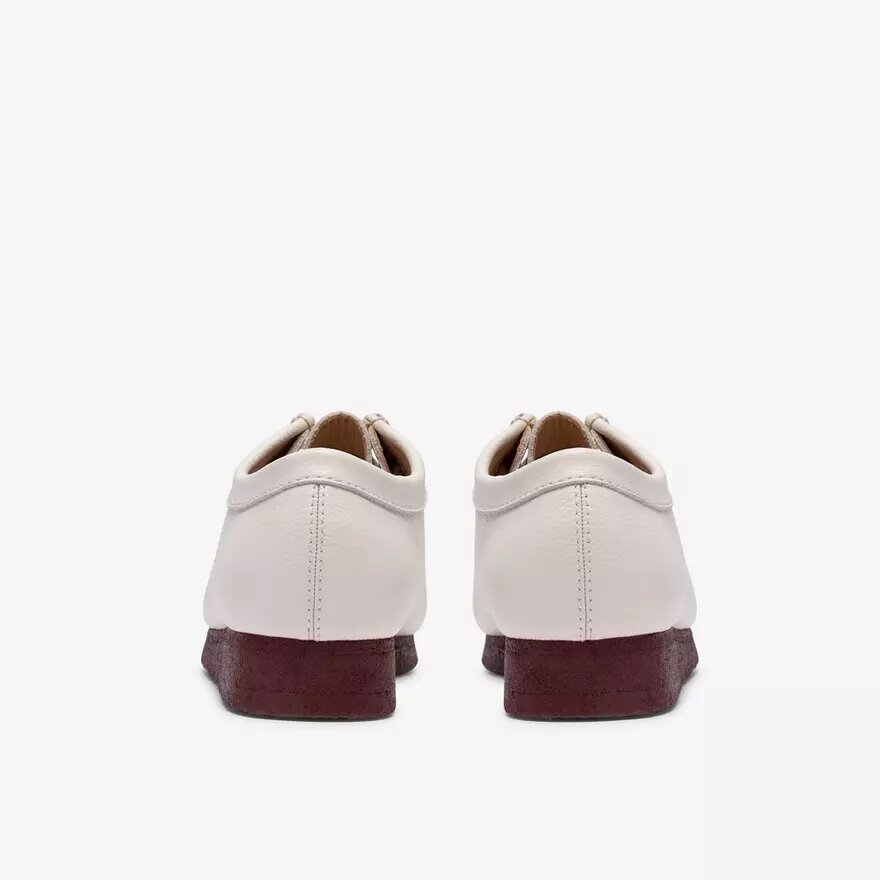 Herren Wallabee aus weißem Leder Herren Wallabee aus weißem Leder