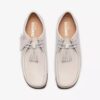 Herren Wallabee aus weißem Leder Herren Wallabee aus weißem Leder