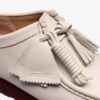 Herren Wallabee aus weißem Leder Herren Wallabee aus weißem Leder