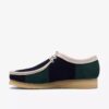 Herren-Wallabee mit blau-grünem Streifen Herren-Wallabee mit blau-grünem Streifen