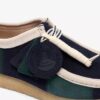 Herren-Wallabee mit blau-grünem Streifen Herren-Wallabee mit blau-grünem Streifen