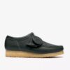 Herren Wallabee Rb – Dunkelgrüne Wallabees aus Leder Herren Wallabee Rb – Dunkelgrüne Wallabees aus Leder