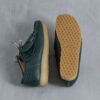 Herren Wallabee Rb – Dunkelgrüne Wallabees aus Leder Herren Wallabee Rb – Dunkelgrüne Wallabees aus Leder