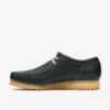 Herren Wallabee Rb – Dunkelgrüne Wallabees aus Leder Herren Wallabee Rb – Dunkelgrüne Wallabees aus Leder