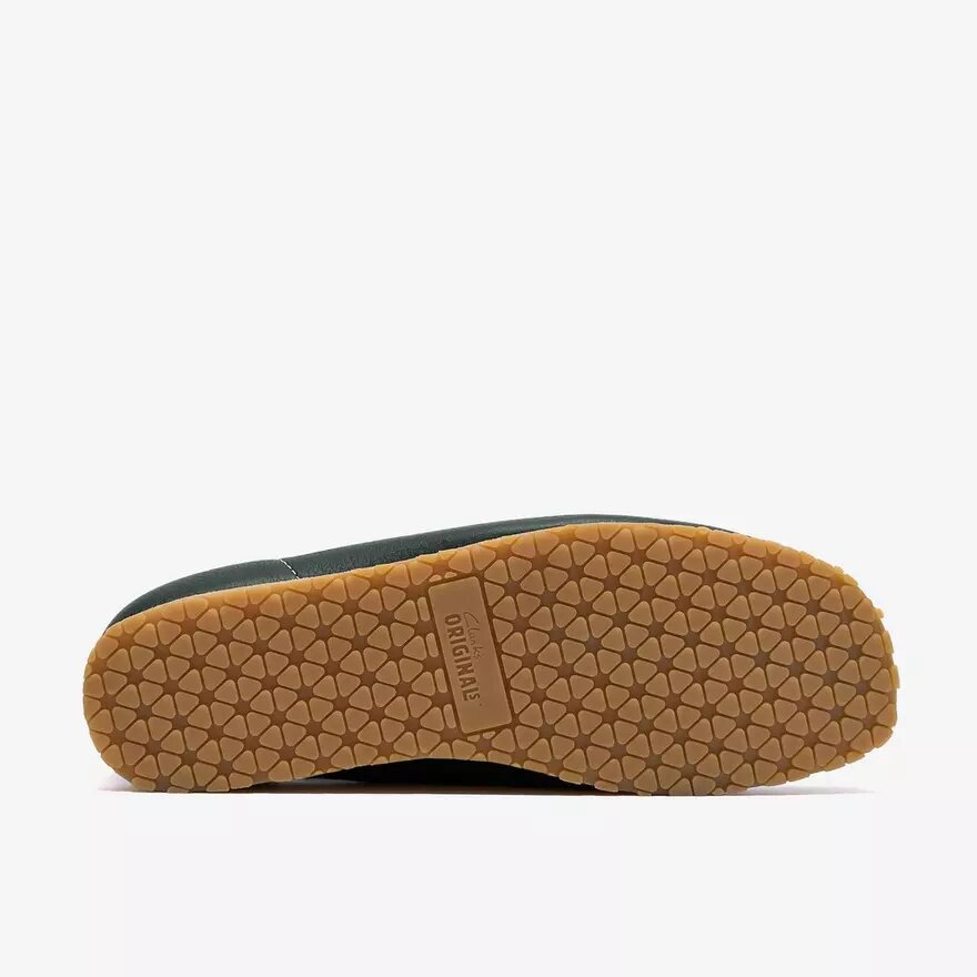 Herren Wallabee Rb – Dunkelgrüne Wallabees aus Leder Herren Wallabee Rb – Dunkelgrüne Wallabees aus Leder