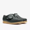 Herren Wallabee Rb – Dunkelgrüne Wallabees aus Leder Herren Wallabee Rb – Dunkelgrüne Wallabees aus Leder