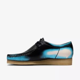 Herren Wallabee – Schwarze „Brush-Off“-Wallabees