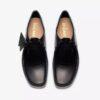 Herren Wallabee – Schwarze „Brush-Off“-Wallabees Herren Wallabee – Schwarze „Brush-Off“-Wallabees