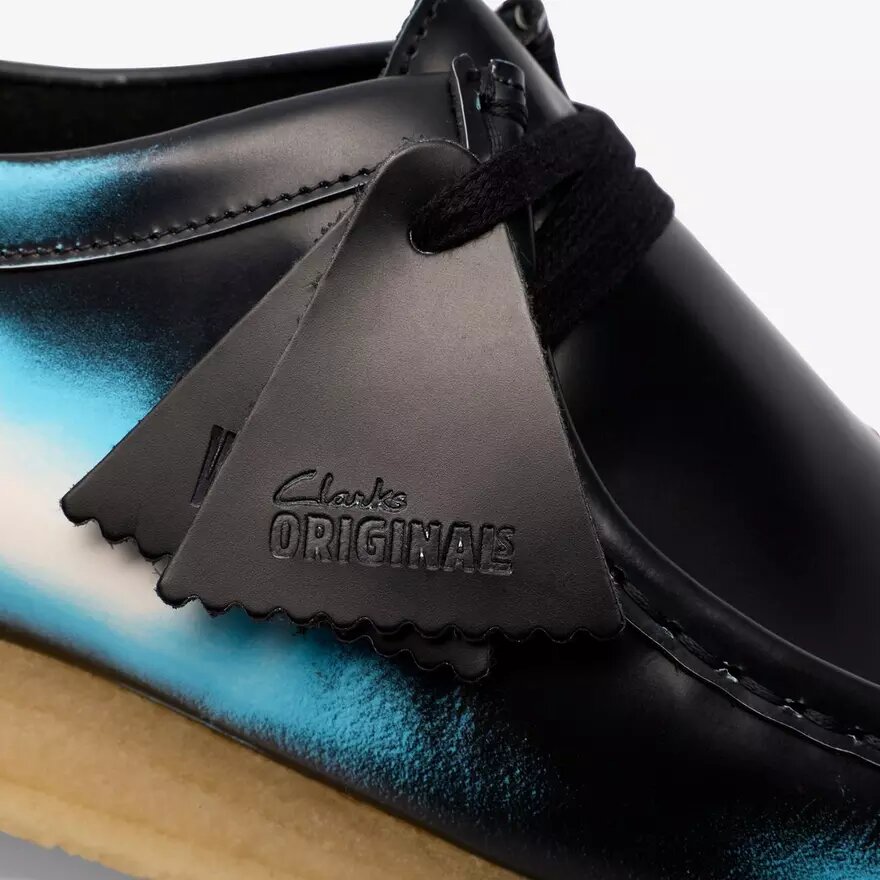 Herren Wallabee – Schwarze „Brush-Off“-Wallabees Herren Wallabee – Schwarze „Brush-Off“-Wallabees