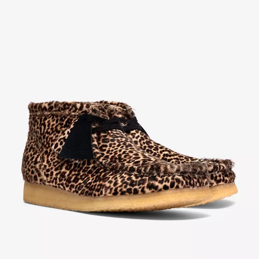 Herren-Wallabee-Stiefel Leopard Herren-Wallabee-Stiefel Leopard