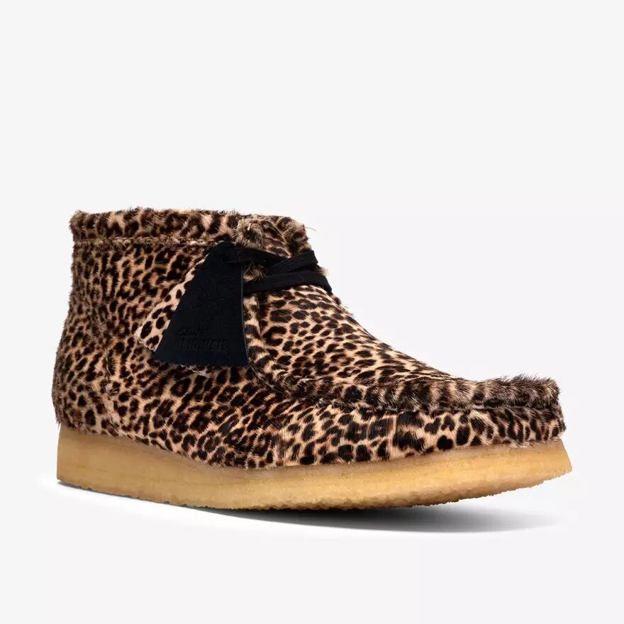 Herren-Wallabee-Stiefel Leopard Herren-Wallabee-Stiefel Leopard