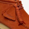 Herren-Wallabee-Stiefel Wallabees aus orangefarbenem Wildleder Herren-Wallabee-Stiefel Wallabees aus orangefarbenem Wildleder