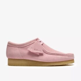 Herren-Wallabee Wallabees aus hellrosa Wildleder