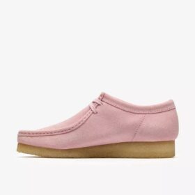 Herren-Wallabee Wallabees aus hellrosa Wildleder