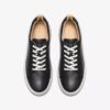 Hollyhock Walk Damen-Sneaker aus schwarzem Leder
