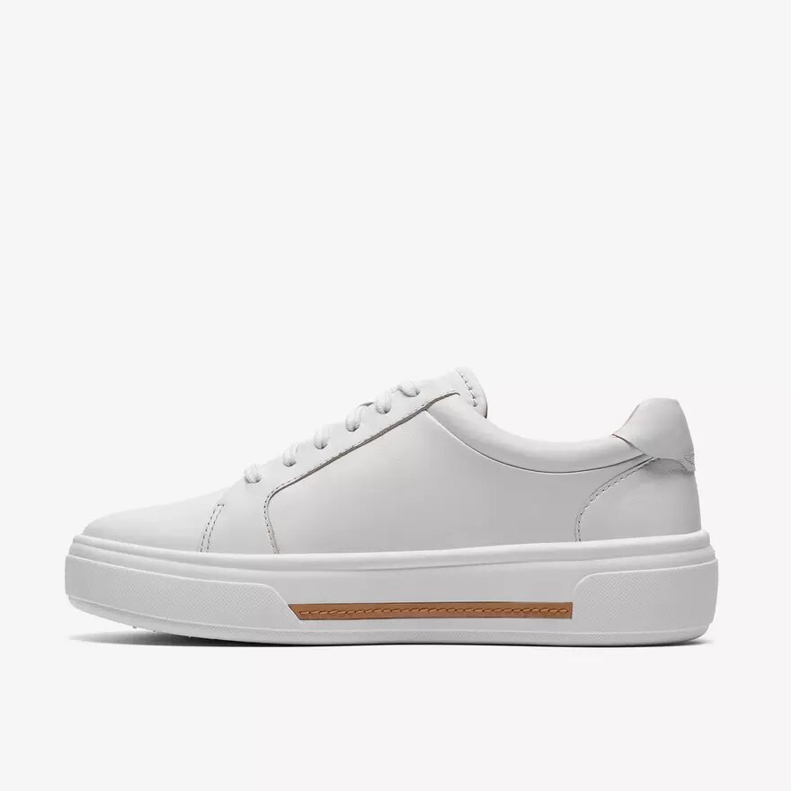 Hollyrose Zip Damen-Sneaker aus weißem Leder Hollyrose Zip Damen-Sneaker aus weißem Leder